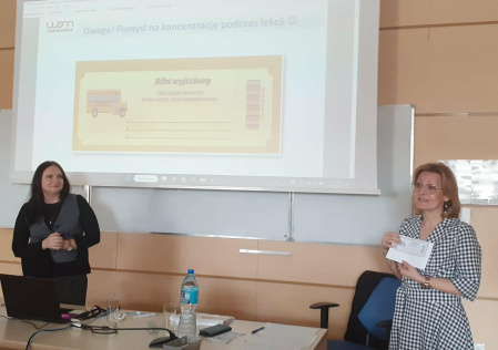 Koncentacja uczniów podczas lekcji - wykład