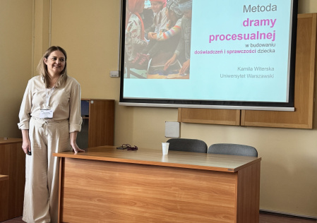 dr Kamila Witerska – wystąpienie podczas II Konferencji Naukowo-Metodycznej