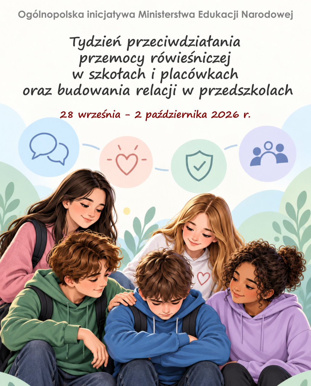 plakat: Tydzień przeciwdziałania przemocy