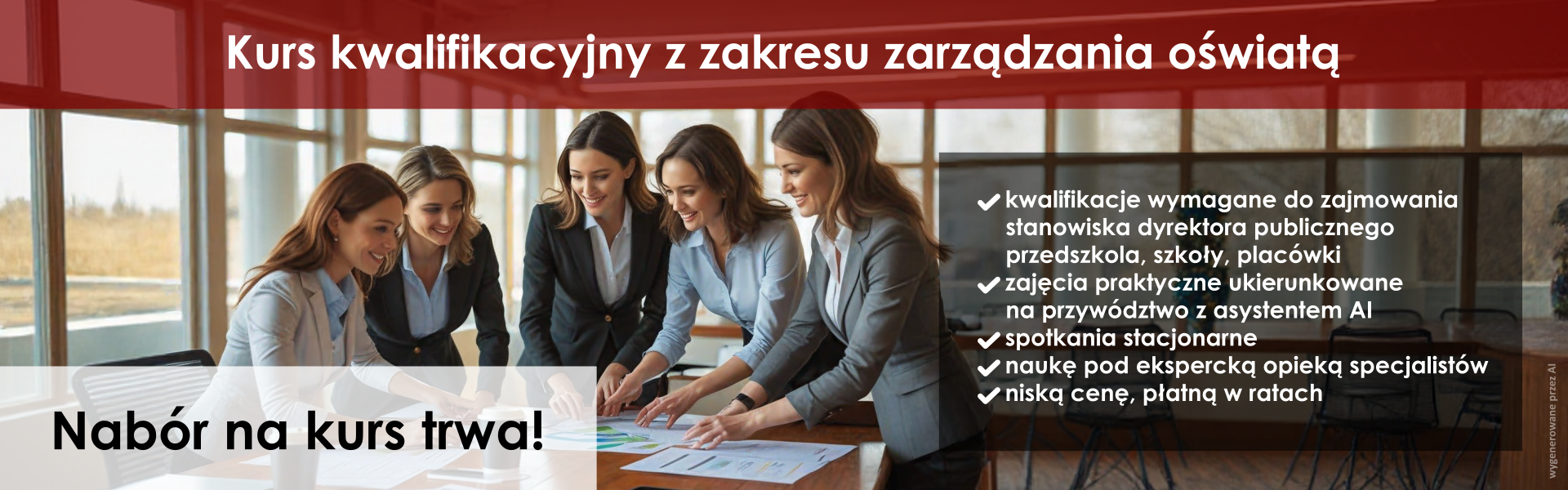 kurs kwalifikacyjny z zakresu zarządzania oświatą